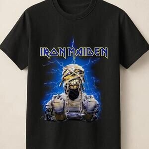 Iron Maiden Electric Mummy Band Tee For Rock Fans Unisex T Shirt